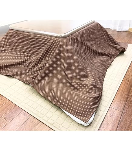 Amazon.co.jp: 昭和レトロ レトロポップ こたつカバー フリンジ付き ⑨